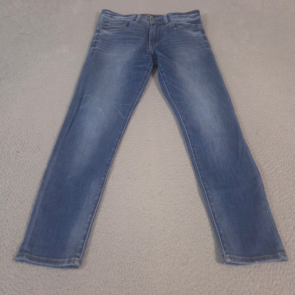 Express Jeans Mens 30x32 Blue Athletic Skinny Ultra Hyper Stretch Denim Pants